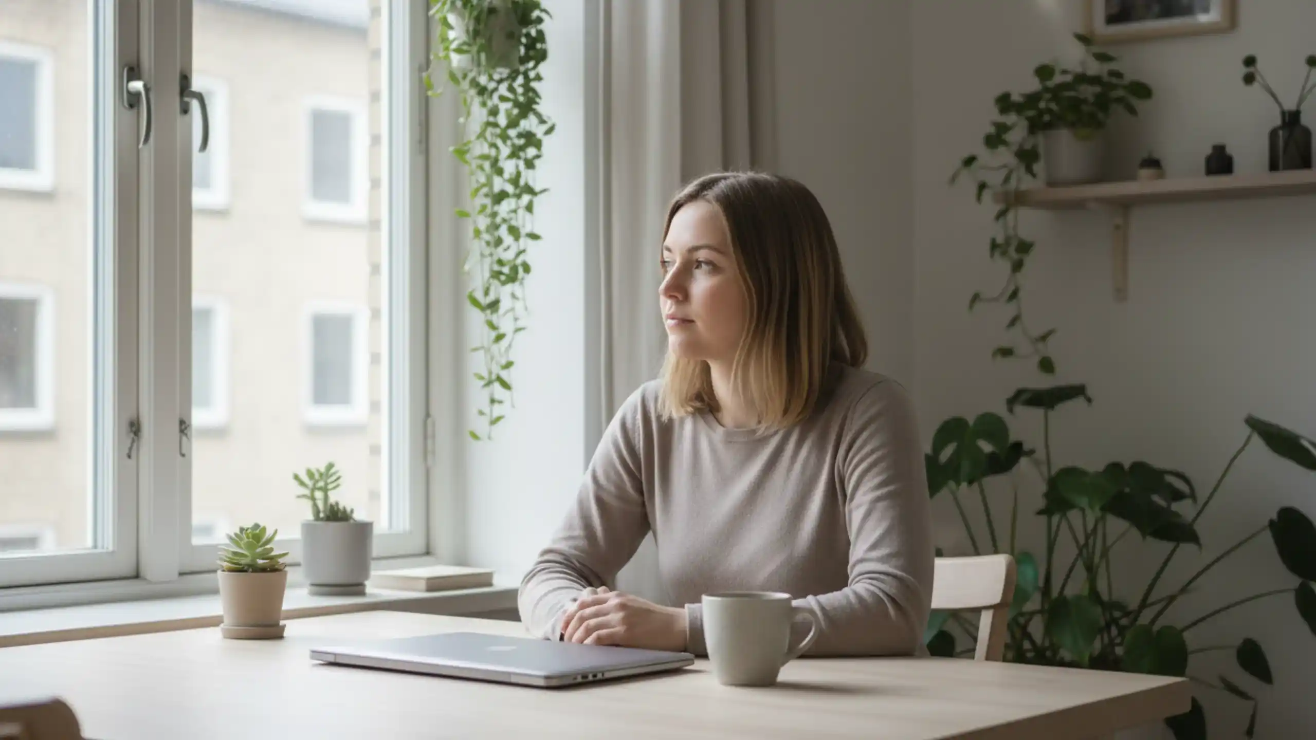 Person mediterer og holder fokus før betting beslutninger